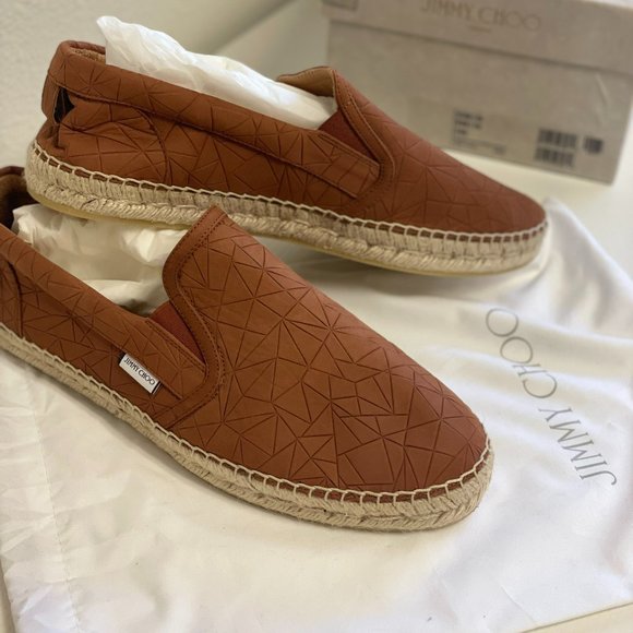 Men\'s Jimmy Choo Broken Star Printed Nubuck Suede Espadrilles main image 7
